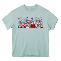 Arona 4th of july coffe cups Heavy Core Tee - RanaPortraitStore