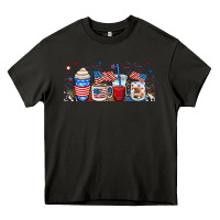 Asphalt 4th of july coffe cups Heavy Core Tee - RanaPortraitStore