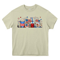 Mossy 4th of july coffe cups Heavy Core Tee - RanaPortraitStore