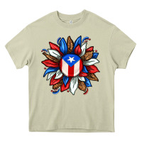 Mossy puerto rico sunflower Heavy Core Tee - texasbilliewilder
