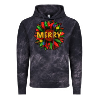 Cloud Black merry christmas with light sunflower bbs Vintage Hoodie - BundleAndBundleShop
