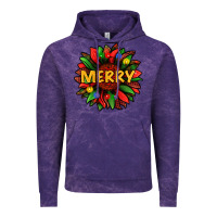 Cloud Purple merry christmas with light sunflower bbs Vintage Hoodie - BundleAndBundleShop
