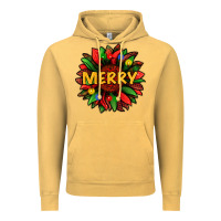 Vintage Mustard merry christmas with light sunflower bbs Vintage Hoodie - BundleAndBundleShop