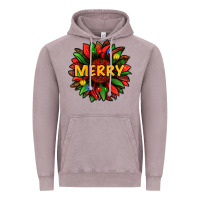 Vintage Zinc merry christmas with light sunflower bbs Vintage Hoodie - BundleAndBundleShop