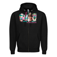 Black medical assistant coffee cup Zipper Hoodie - AdoDesignShop
