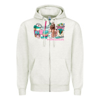 Oatmeal Heather medical assistant coffee cup Zipper Hoodie - AdoDesignShop