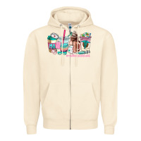 Sandshell medical assistant coffee cup Zipper Hoodie - AdoDesignShop