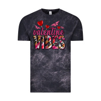 Cloud Black valentine vibes olivia Vintage Tee - OliviaCreatesArt