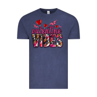 Vintage Denim valentine vibes olivia Vintage Tee - OliviaCreatesArt