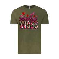 Vintage Olive valentine vibes olivia Vintage Tee - OliviaCreatesArt