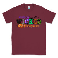 Burgundy something wicked this way comes Classic Tee - CowGirlArtShop