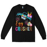 Black Egg Crusher Long Sleeve Tee - BundleAndBundleShop