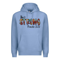 Colony Blue she is strong provebs Premium Hoodie - CowhideDigitalArt