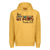 Mustard she is strong provebs Premium Hoodie - CowhideDigitalArt