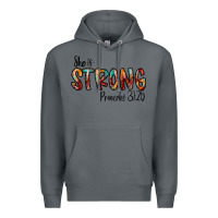 Rock she is strong provebs Premium Hoodie - CowhideDigitalArt