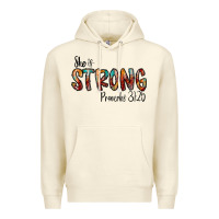 Sandshell she is strong provebs Premium Hoodie - CowhideDigitalArt
