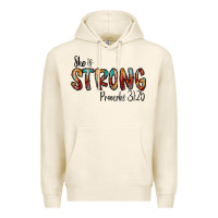 Tofu she is strong provebs Premium Hoodie - CowhideDigitalArt