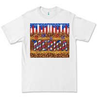 White 'merica Premium Tee - TumblerDesignByShophia