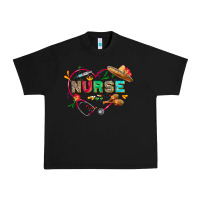 Black Cinco de mayo Nurse Urban Heavy Tee - FaDigitalArtStudio