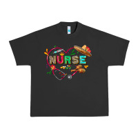 Pigment Black Cinco de mayo Nurse Urban Heavy Tee - FaDigitalArtStudio