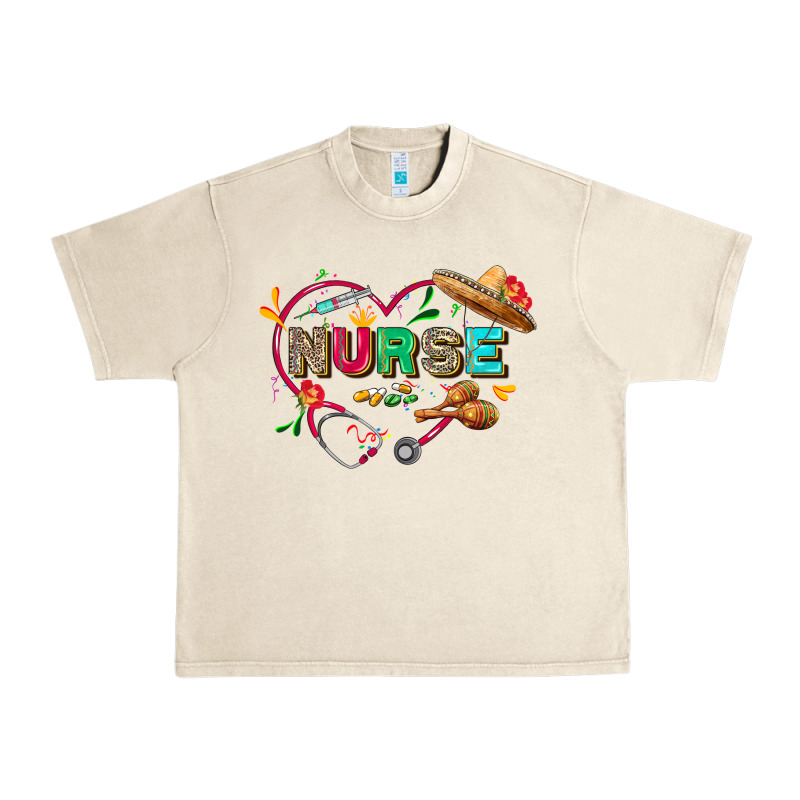 Cinco De Mayo Nurse Urban Heavy Tee by FaDigitalArtStudio | Teevron