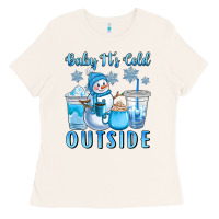 Bone baby it's cold outside Ladies Tee - CowGirlArtShop