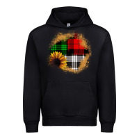 Black sunflower christmas patch3 Urban Hoodie - JahusDesignShop