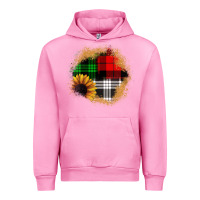 Fuchsia Pink sunflower christmas patch3 Urban Hoodie - JahusDesignShop