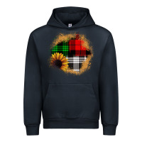 Navy sunflower christmas patch3 Urban Hoodie - JahusDesignShop