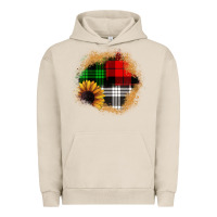 Pigment French Oak sunflower christmas patch3 Urban Hoodie - JahusDesignShop