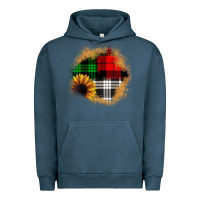 Pigment Midnight Navy sunflower christmas patch3 Urban Hoodie - JahusDesignShop