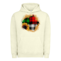 Pigment Pistachio sunflower christmas patch3 Urban Hoodie - JahusDesignShop