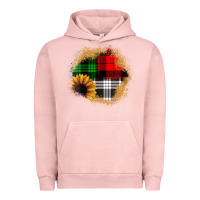 Pigment Salmon sunflower christmas patch3 Urban Hoodie - JahusDesignShop