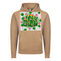 Vintage Coffee lucky charm st patricks day Vintage Hoodie - FaDigitalArtStudio