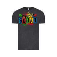 Vintage Black autism support squad Vintage Tee - OliviaCreatesArt