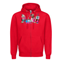 Red hair stylist coffee cup Zipper Hoodie - AdoDesignShop