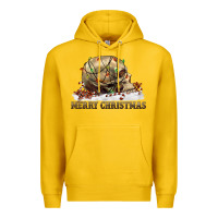 Lemon Merry christmas skull Premium Hoodie - RanaPortraitStore