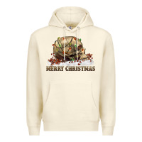 Sandshell Merry christmas skull Premium Hoodie - RanaPortraitStore