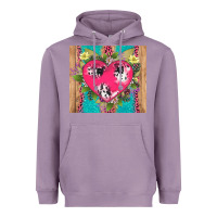 V.d Cow And Heart Heavyweight Hoodie | Teevron