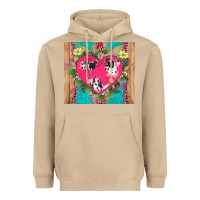 Mushroom v.d cow and heart Heavyweight Hoodie - AdoDesignShop
