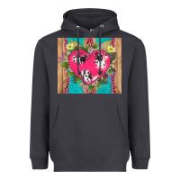 Smoke v.d cow and heart Heavyweight Hoodie - AdoDesignShop