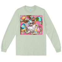 Matcha Easter Bunny And Egg With Leopard Pattern Tumbler Long Sleeve Tee - BundleAndBundleShop