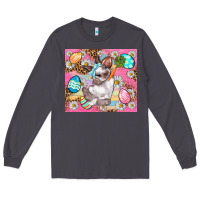 Smoke Easter Bunny And Egg With Leopard Pattern Tumbler Long Sleeve Tee - BundleAndBundleShop