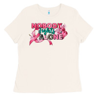Bone nobody fights alone cancer awareness Ladies Tee - CowGirlArtShop