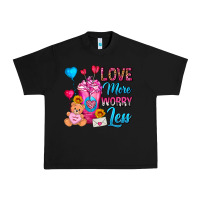 Black Love More Worry Less Valentines Day Cold Drink Urban Heavy Tee - FaDigitalArtStudio