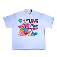 Grape Ice Love More Worry Less Valentines Day Cold Drink Urban Heavy Tee - FaDigitalArtStudio