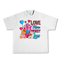 Lunar Rock Love More Worry Less Valentines Day Cold Drink Urban Heavy Tee - FaDigitalArtStudio