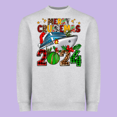 Merry Cruisemas 2024 Heavyweight Sweatshirt Designed By Adodesignshop