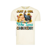 Vintage Arctic just a girl who loves chickens Vintage Tee - OliviaCreatesArt