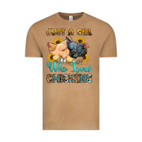 Just A Girl Who Loves Chickens Vintage Tee | Teevron